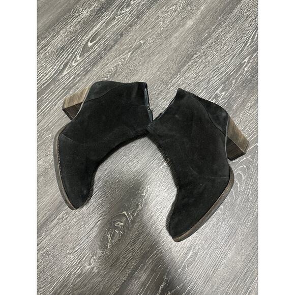 Paul Green Obermat Etch Leder Booties Black Size US 8.5‎ - Picture 2 of 9